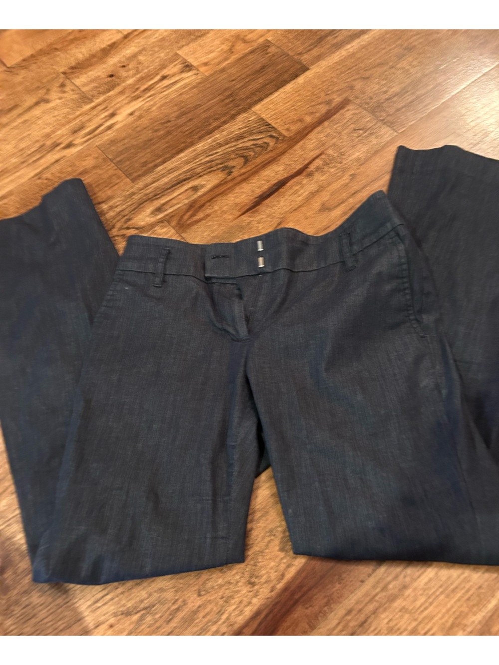 LOFT Women's Straight-Leg Dress Pants in Dark Navy